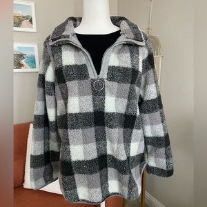 Never worn flannel teddy jacket.